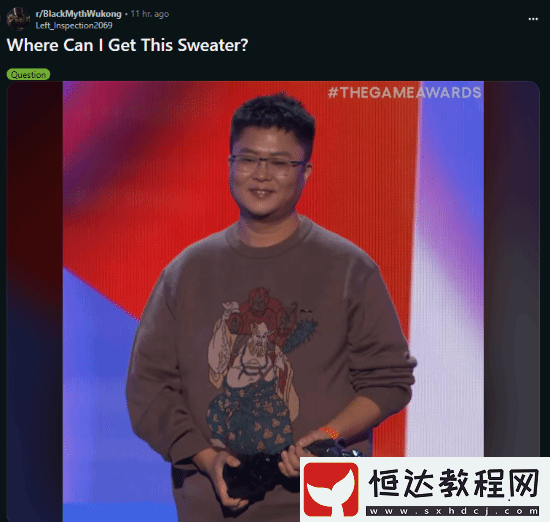 TGA黑神話黃眉毛衣獲老外青睞