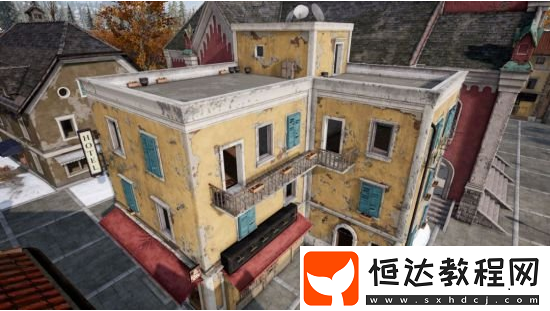 絕地求生刺激戰(zhàn)場(chǎng)雪地地圖維寒迪建筑詳解：教堂、斜頂單層樓、L型旅館與咖啡廳