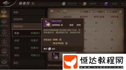 我叫MT4煉金配方大全：掌握屬性藥劑制作，提升游戲戰(zhàn)斗力與收入