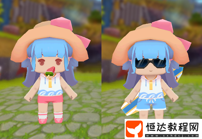 迷你世界夏日裝扮一覽：海濱度假風(fēng)情裝扮上線，男女款式全解析