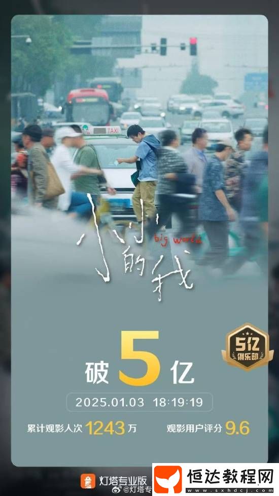 易烊千璽演腦癱小小的我票房破5億!1243萬(wàn)人觀影
